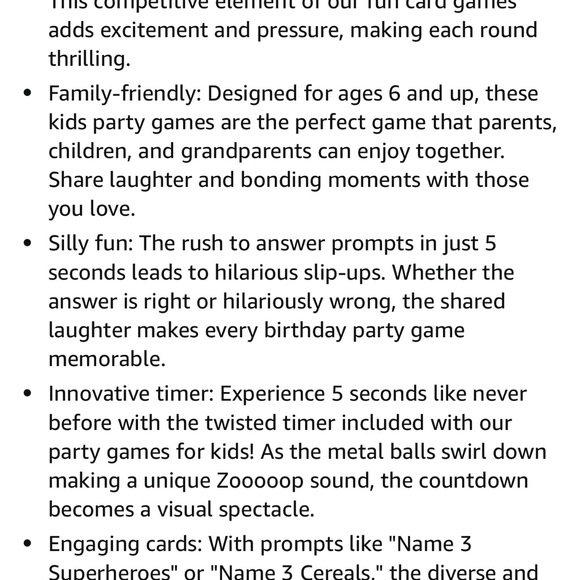 5 Second Rule Jr. Game - New! Unopened! - Picture 5 of 5